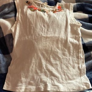 A white top with a cute design